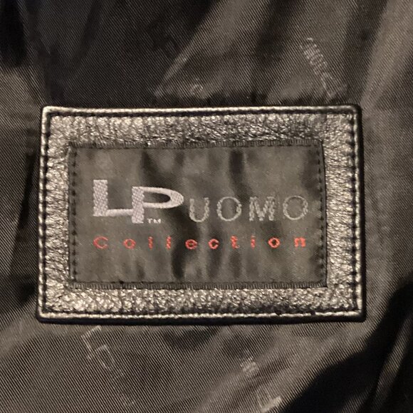 Lorenzo Uomo Collection Men's Black Leather Jacket Coat Soft Fully Lined Pockets - Picture 9 of 11